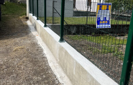 Clôture rigide chantier Gilly sur Isère